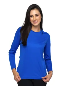 Playera Cuello Redondo - Dama - Manga larga - Colores básicos